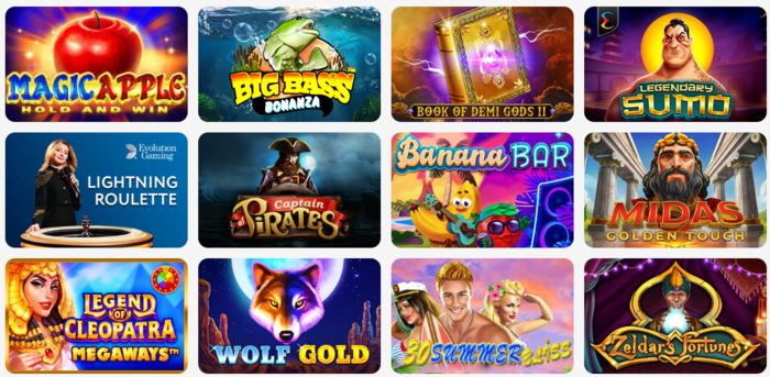Ассортимент игровых автоматов Pokerdom